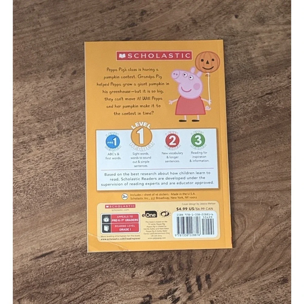 The Pumpkin Contest (Peppa Pig: Level 1 Reader) - Paperback - VERY GOOD